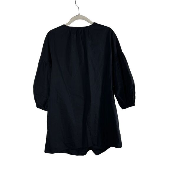 Zara Embroidered Parrot Puff Sleeve Romper Dress - Picture 3 of 11